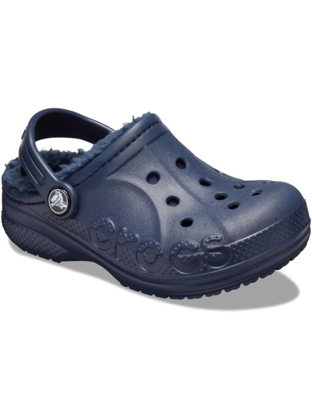 CROCS Toddler Navy Lined Classic Clog size 7